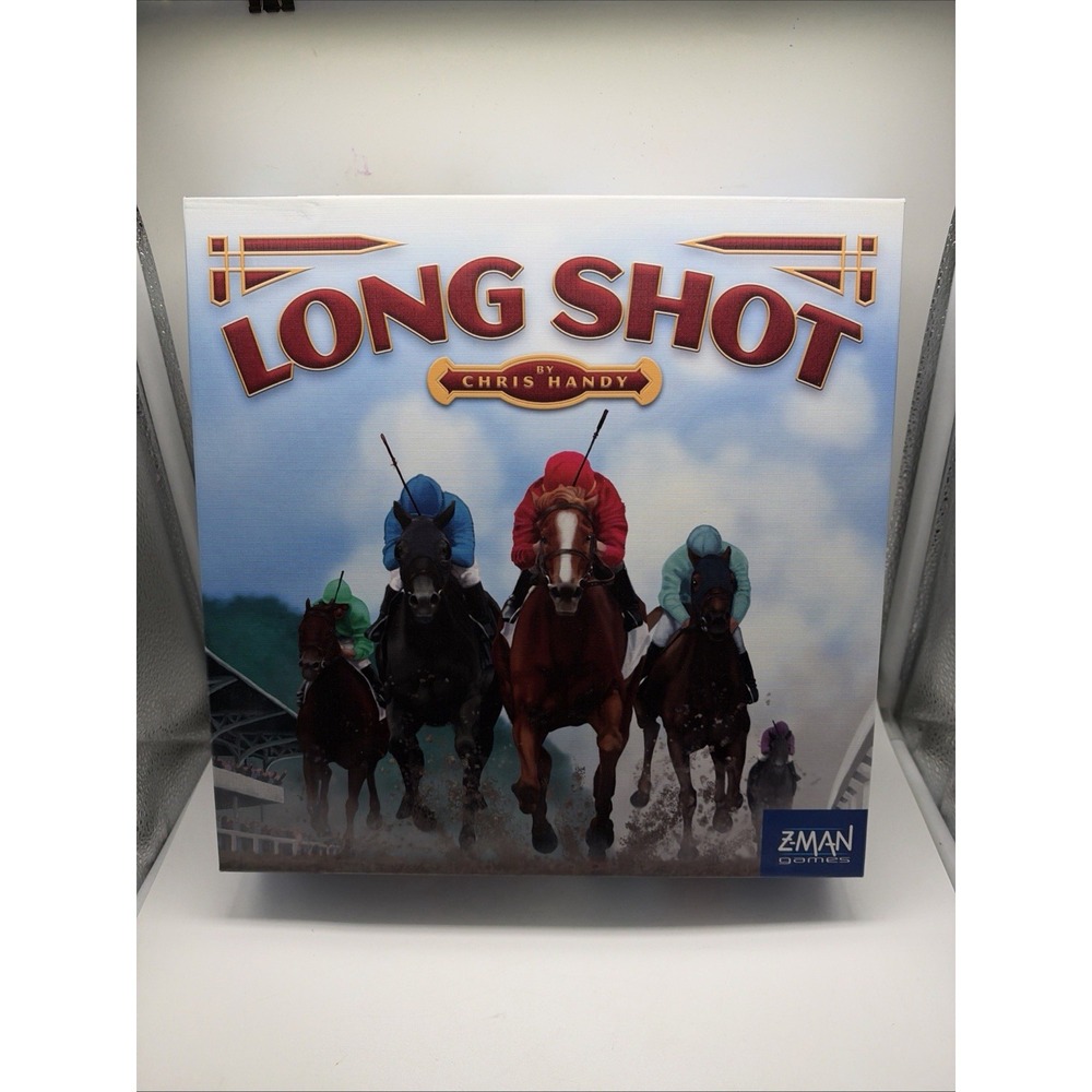 Long Shot Game Z-MAN Games 2009 Horse Racing Board Game -  Good condition